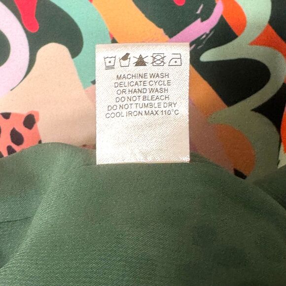 Crosby by Mollie Burch Olivia Mini Dress in Jungle Book Print, Med, V-Neck Lined - Picture 6 of 8